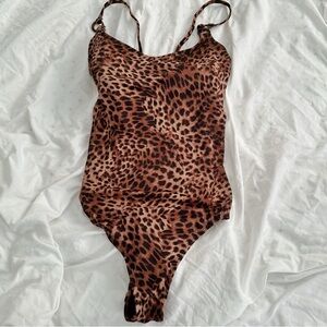 Leopard One Piece Swimsuit size XL